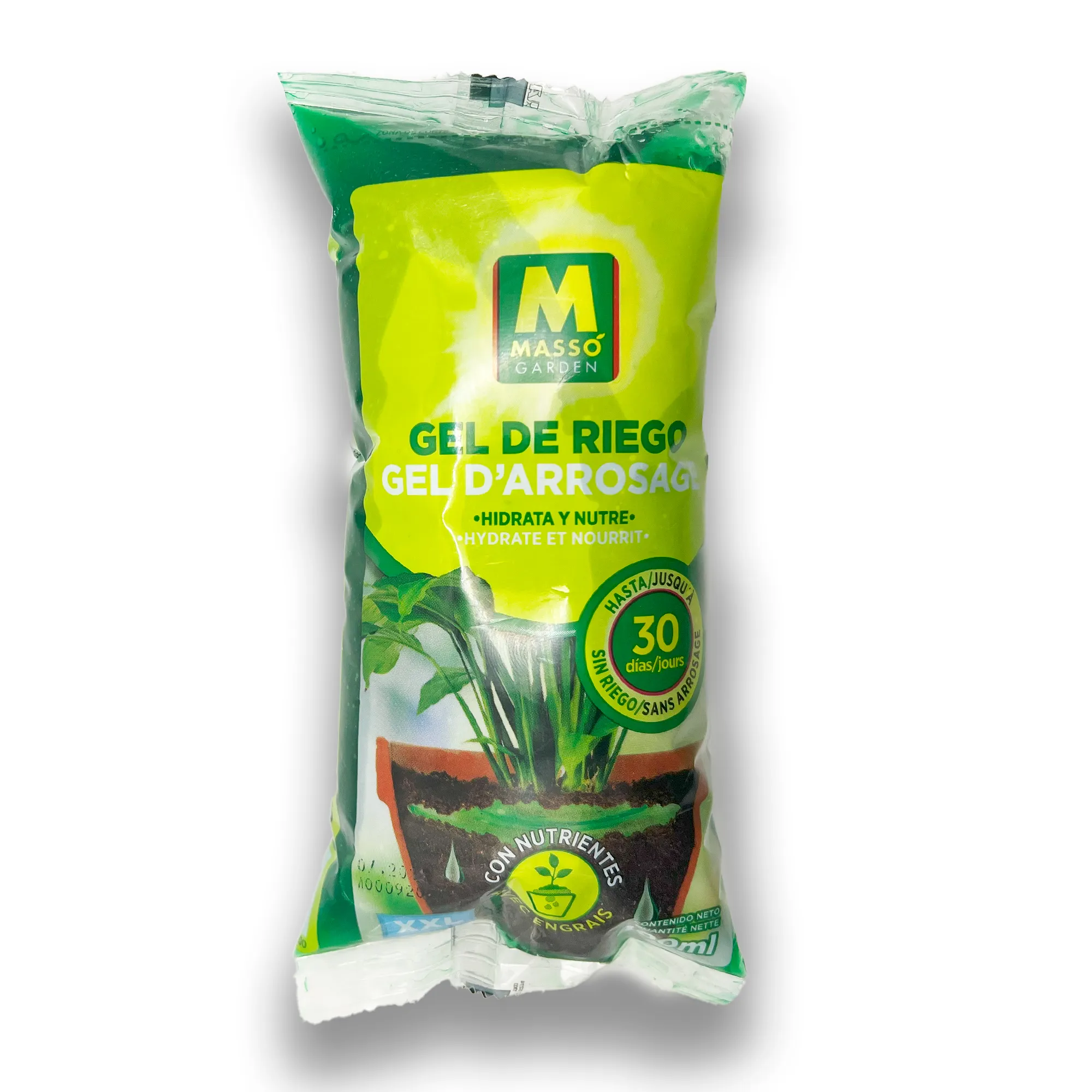 Gel de riego XXL Plantas Vacaciones 30 días Nutritivo