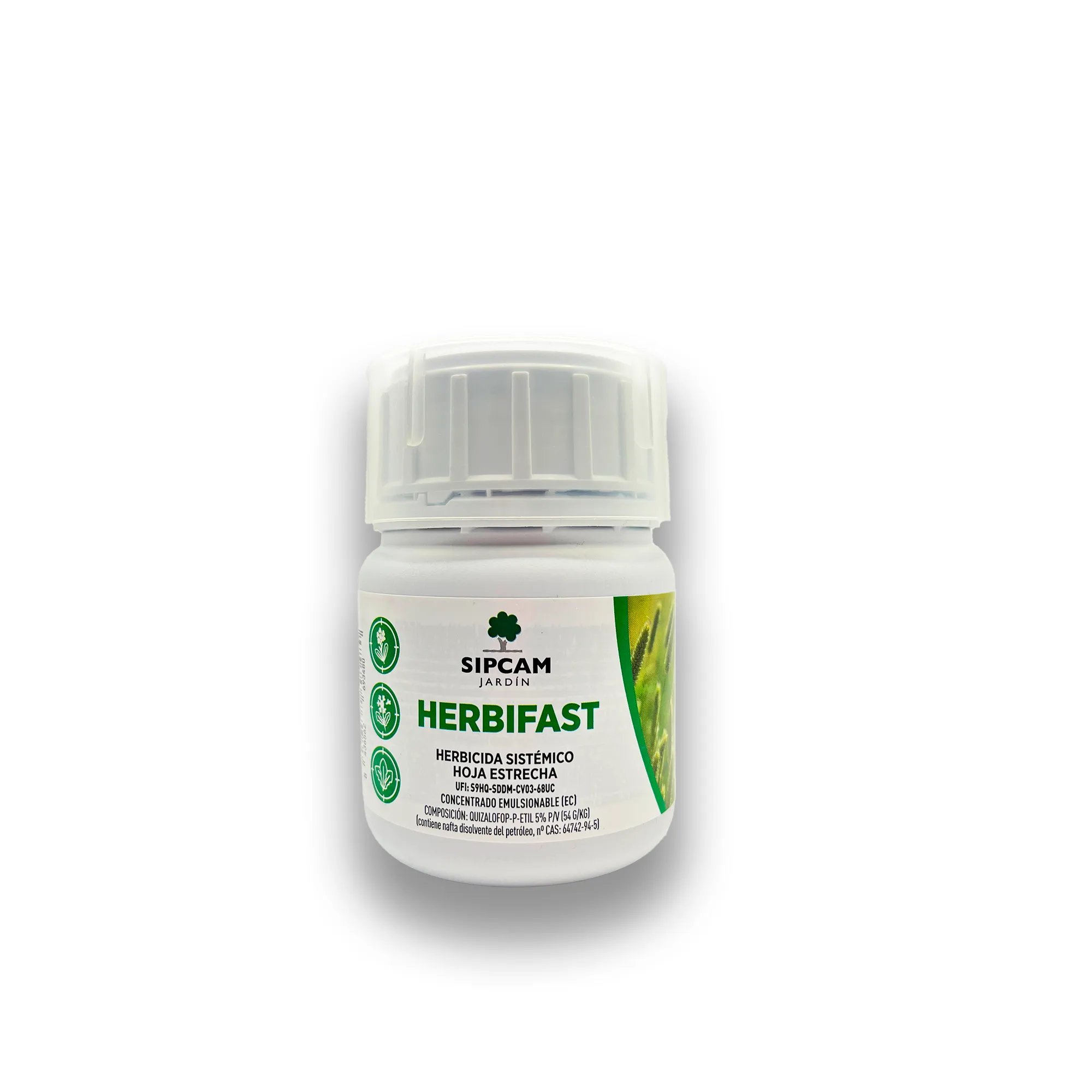 Herbicida Herbifast selectivo hoja estrecha Sipcam 125/250ml