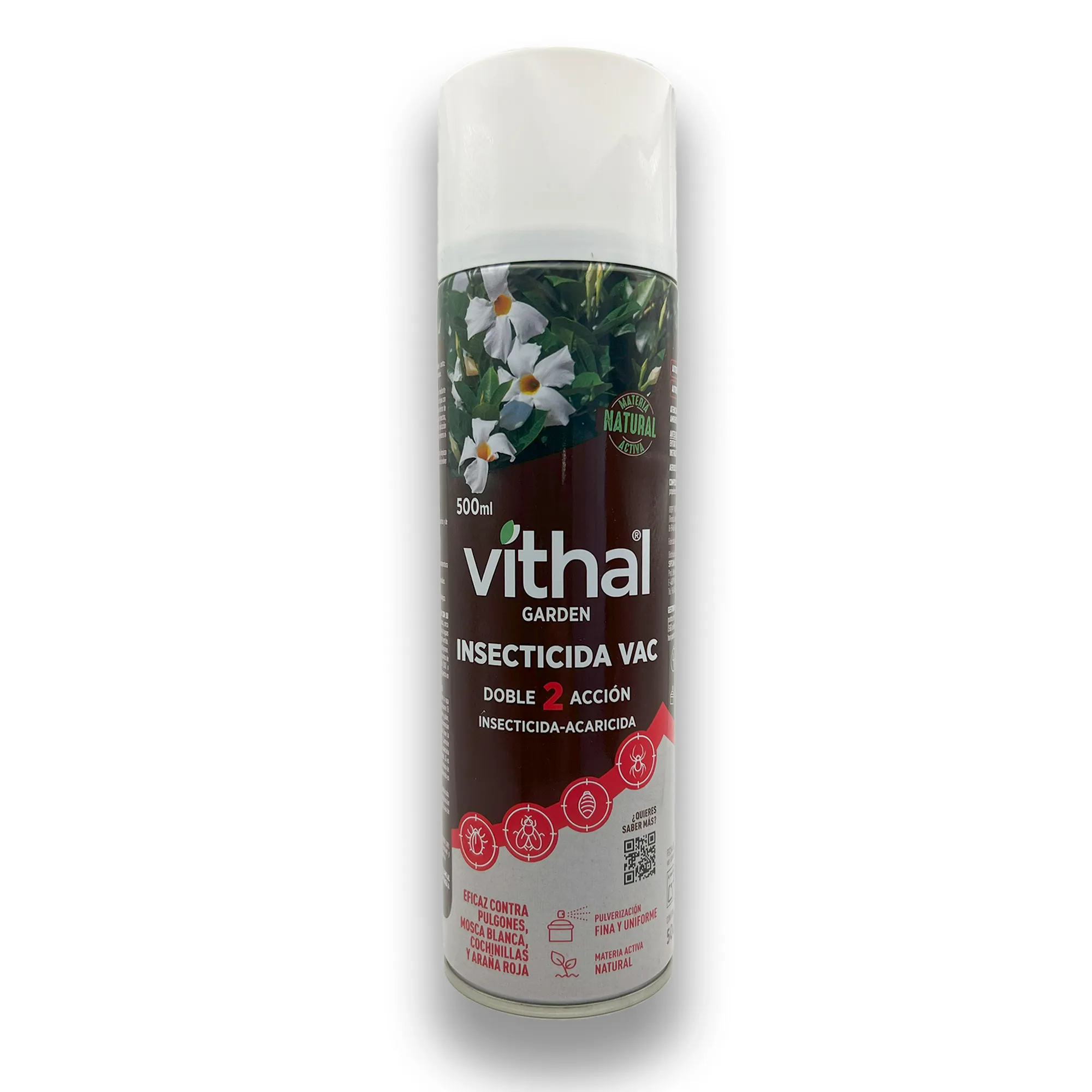 Insecticida y Acaricida VAC 500ml – Elimina pulgones, trips y araña roja en plantas de interior y exterior