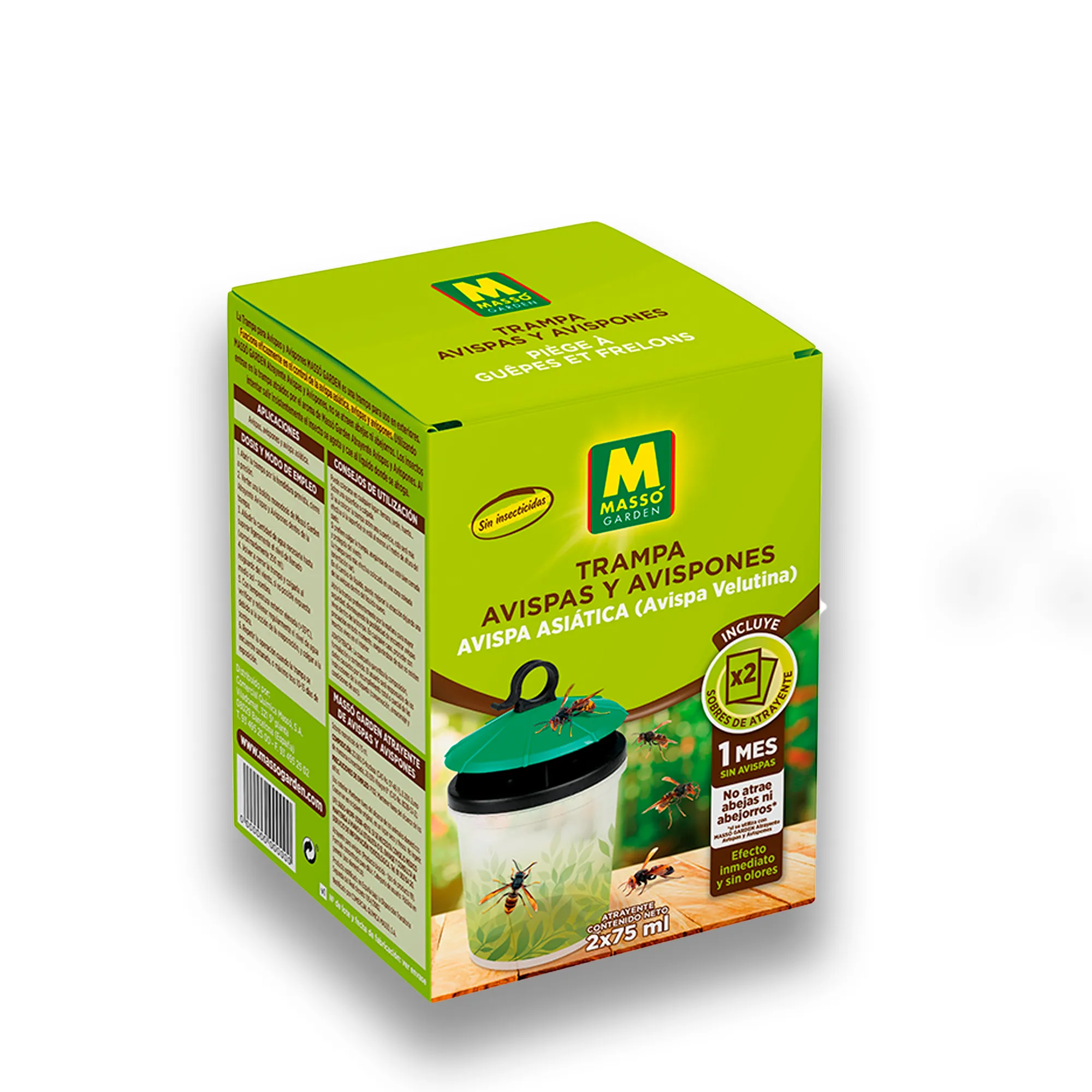 Trampa Avispa Velutina con Atrayente – Control Natural de Avispas y Avispones