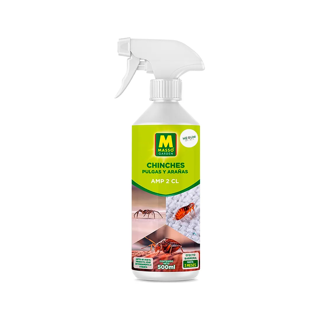 Insecticida-Acaricida contra Chinches Pulgas Arañas Massó 500 ml