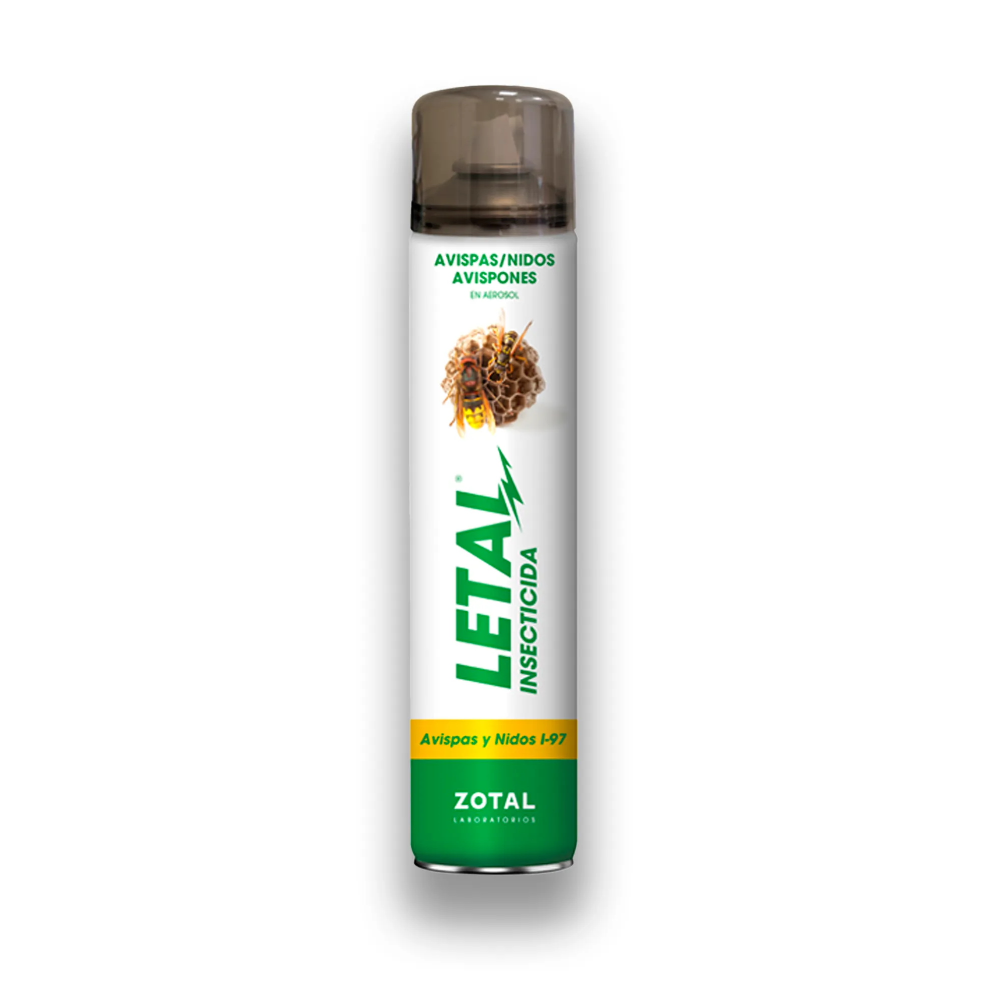 LETAL Insectica contra Avispas y Avisperos – Insecticida de Largo Alcance a 4 metros para Eliminar Avispas y Nidos Activos