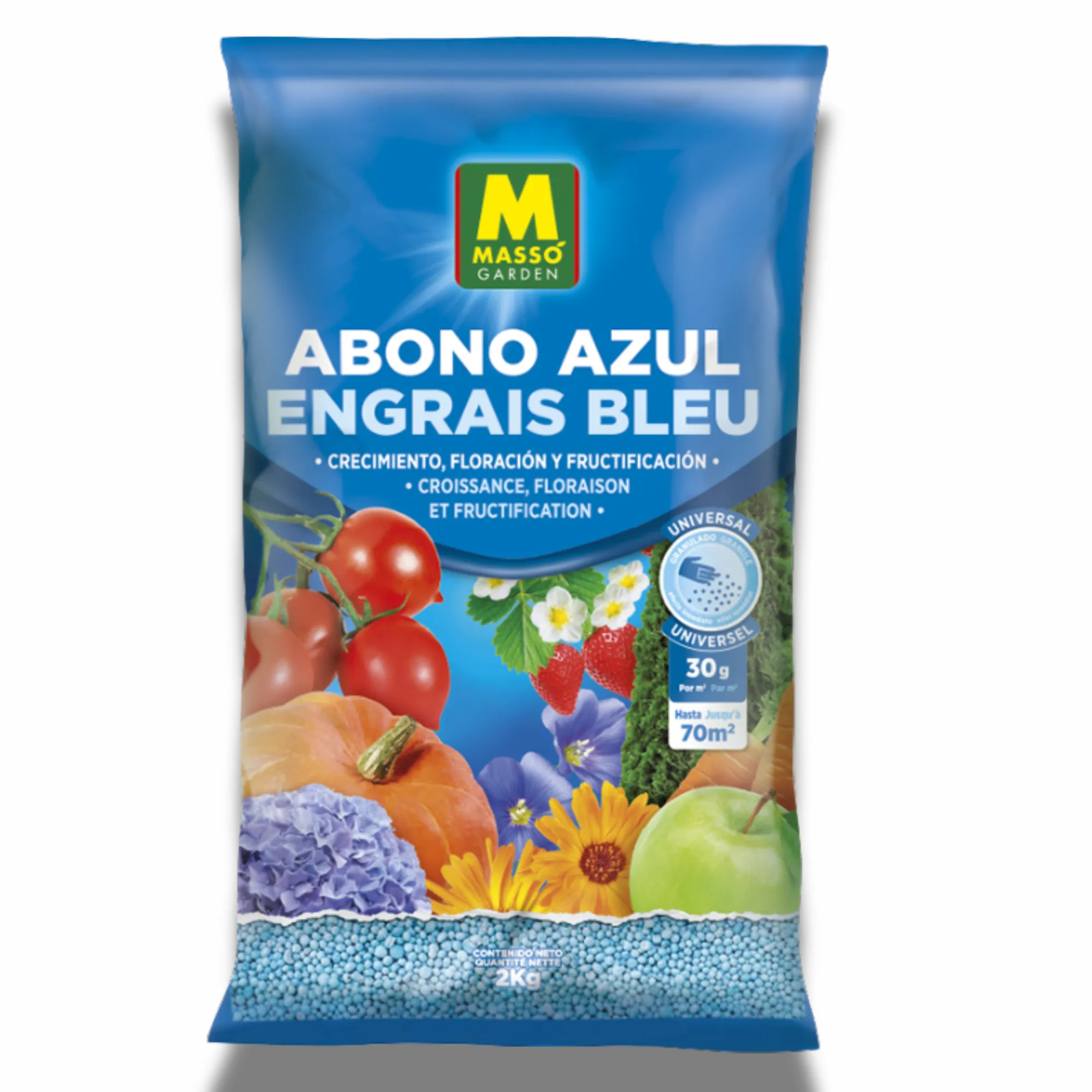 Abono Azul 2Kg / 5k – Fertilizante Universal para Plantas Sanas y Cosechas Abundantes