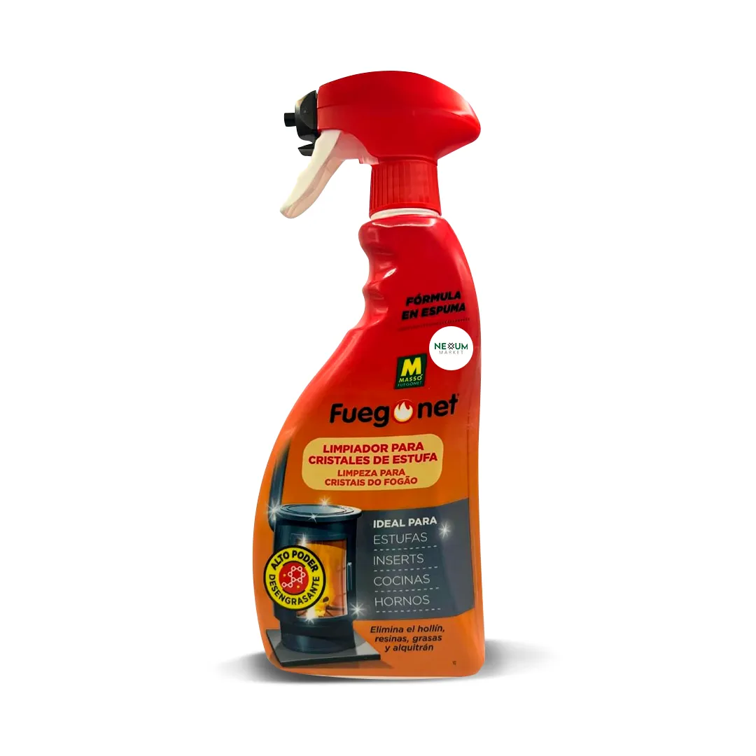 Limpiador para Cristales de Estufa Fuegonet 750 ml