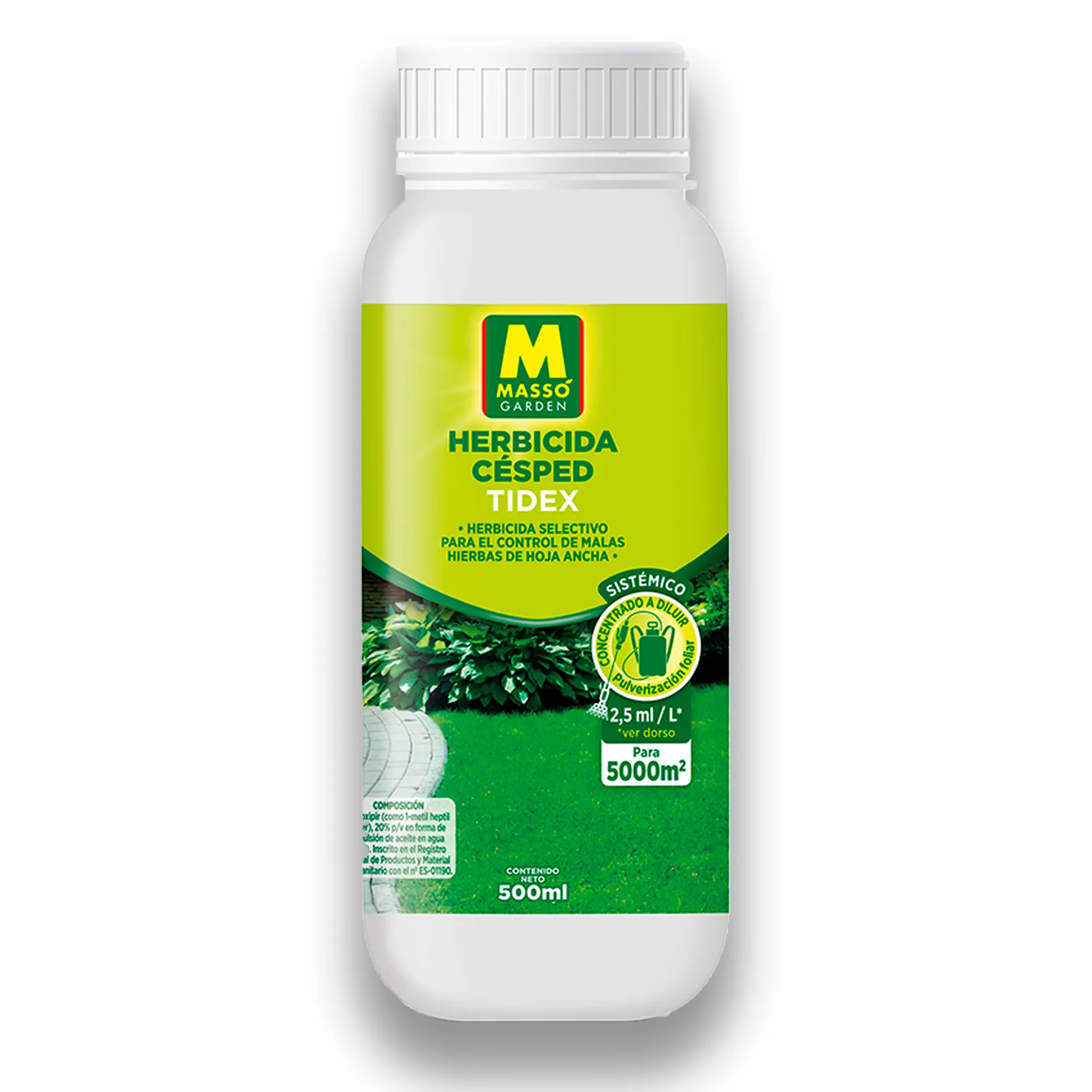 Herbicida Césped Tidex Massó hoja ancha selectivo 500 ml