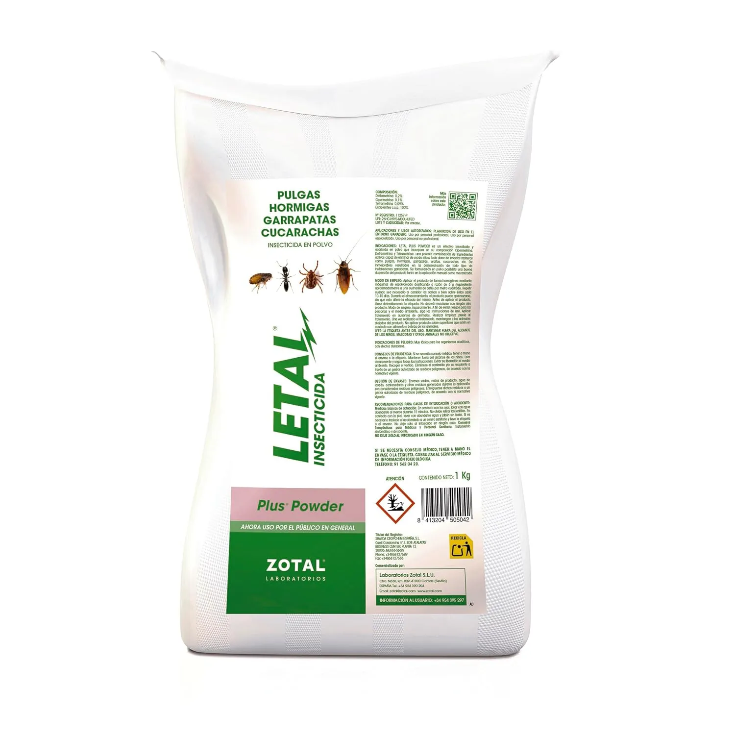 Letal Plus Powder Insecticida en Polvo 1 kg